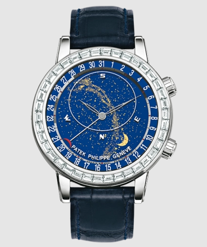 Review Patek Philippe Grand Complications Celestial 6104 White Gold Replica Watch 6104G-001